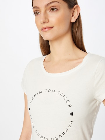 TOM TAILOR DENIM T-Shirt in Grau