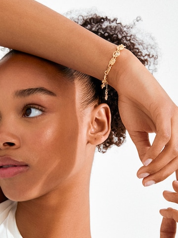 Pilgrim Браслет 'Fire' в Золотой: спереди