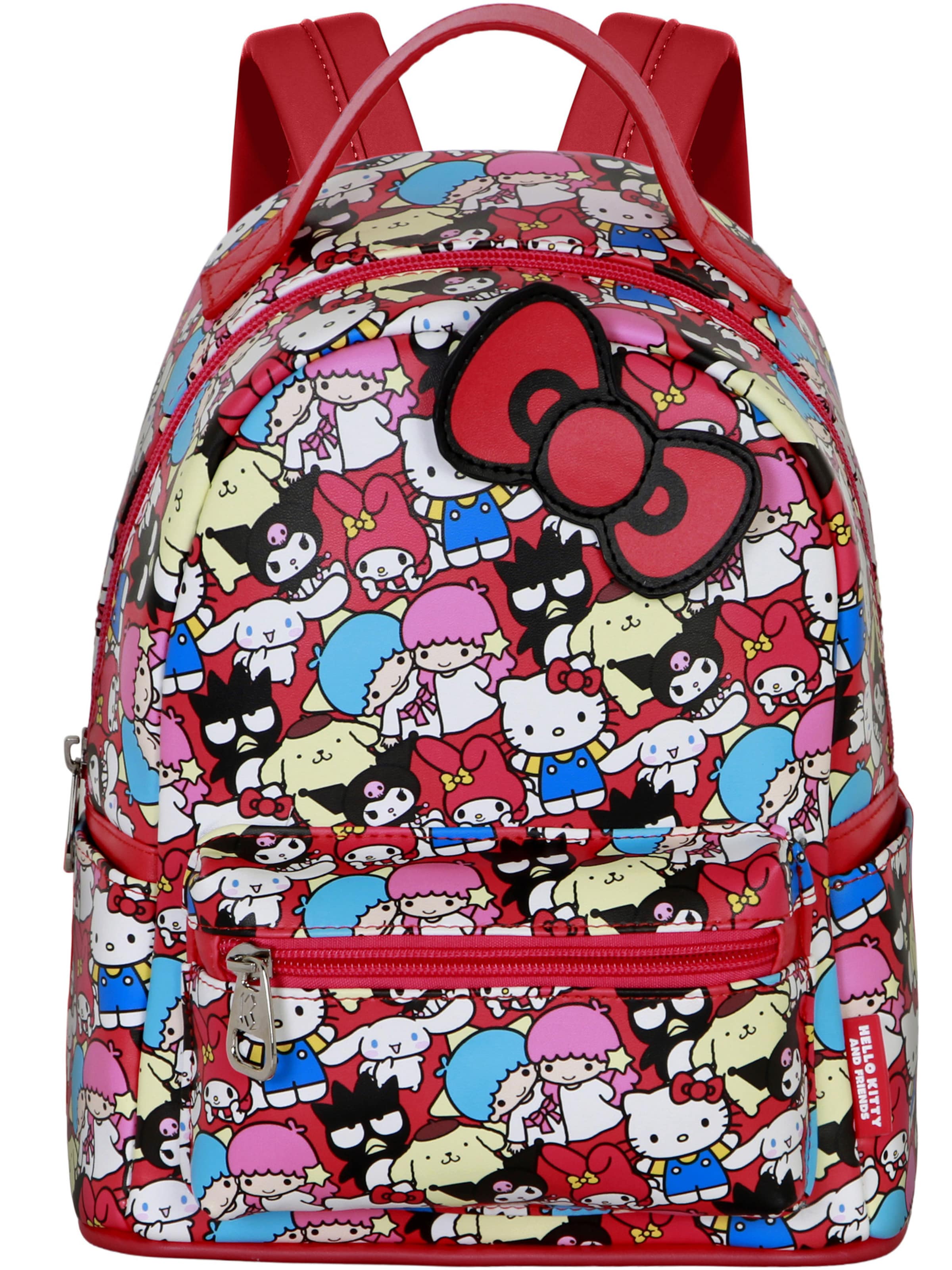 HELLO KITTY Rucksack 'Sanrio Friends-Small Heady' in Mischfarben: Vorderseite