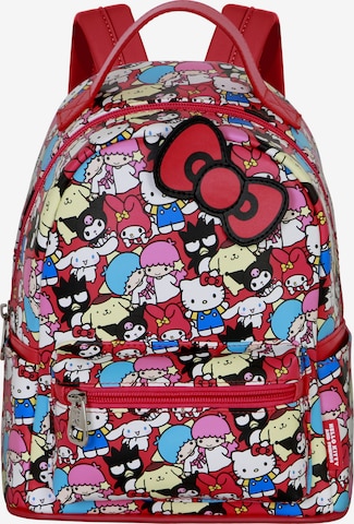 HELLO KITTY Rucksack 'Sanrio Friends-Small Heady' in Mischfarben: Vorderseite