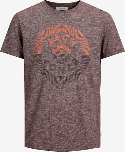 JACK & JONES Shirt in weinrot / hellrot / rotmeliert, Produktansicht