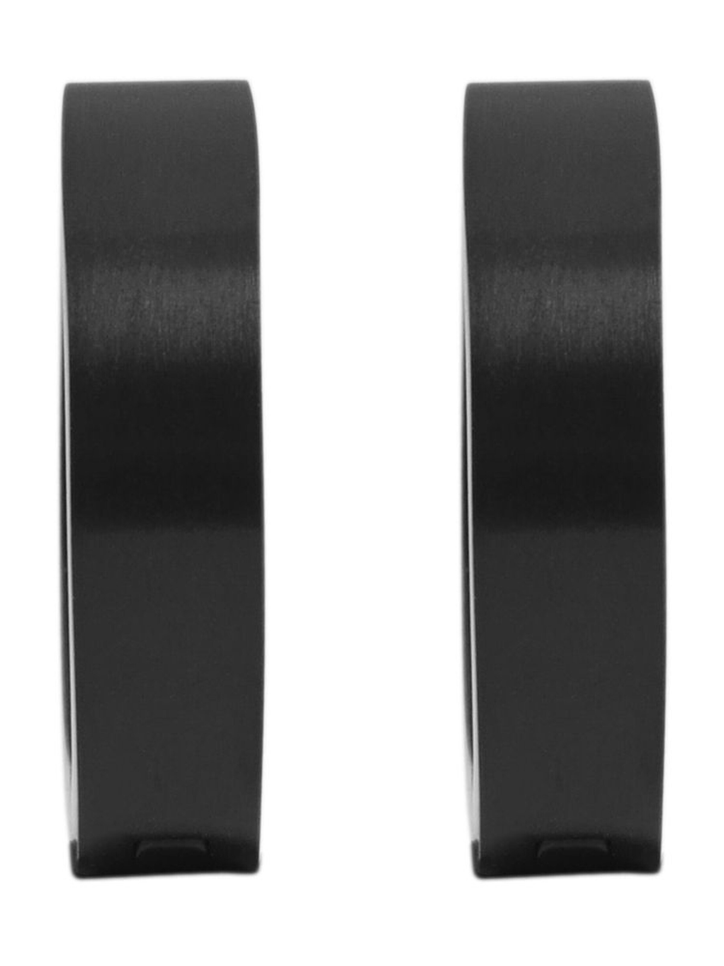 Akzent Earrings 'Badrig, langlebig' in Black: front
