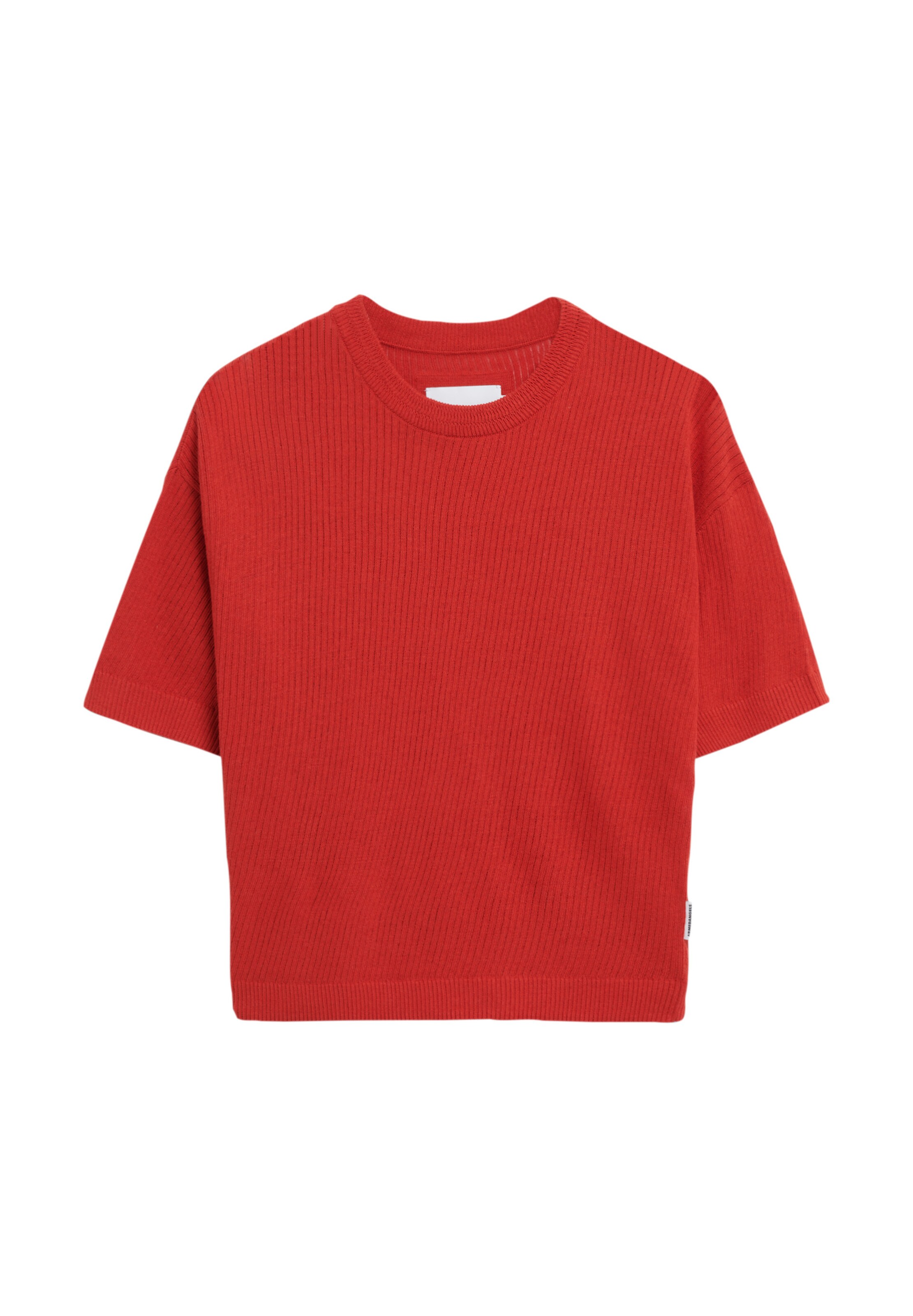 ARMEDANGELS Stricktop LIZAA LINO in Rot: Vorderseite