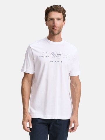 TOM TAILOR Shirt in White: front