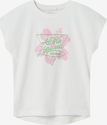 NAME IT T-Shirt 'NKFViolet' in Weiß: Vorderseite