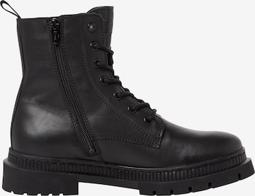 TAMARIS Lace-Up Ankle Boots in Black