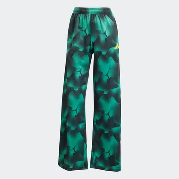 ADIDAS SPORTSWEAR Wide leg Sports trousers in Green: front