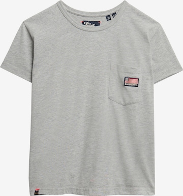 Superdry T-Shirt 'Athletic Essentials' in Grau: Vorderseite