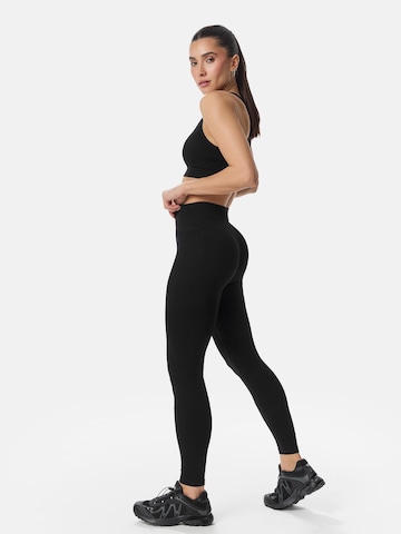 Skinny Pantalon de sport Cardio Bunny en noir