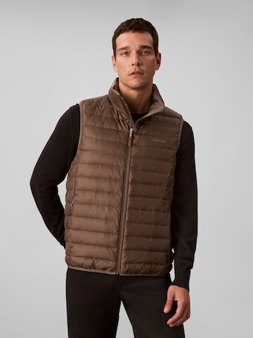 Gilet Calvin Klein en marron : devant