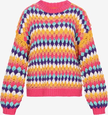 MYMO Sweter w kolorze mieszane kolory: przód