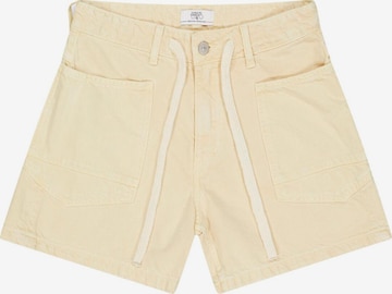 Regular Pantalon Le Temps Des Cerises en jaune : devant