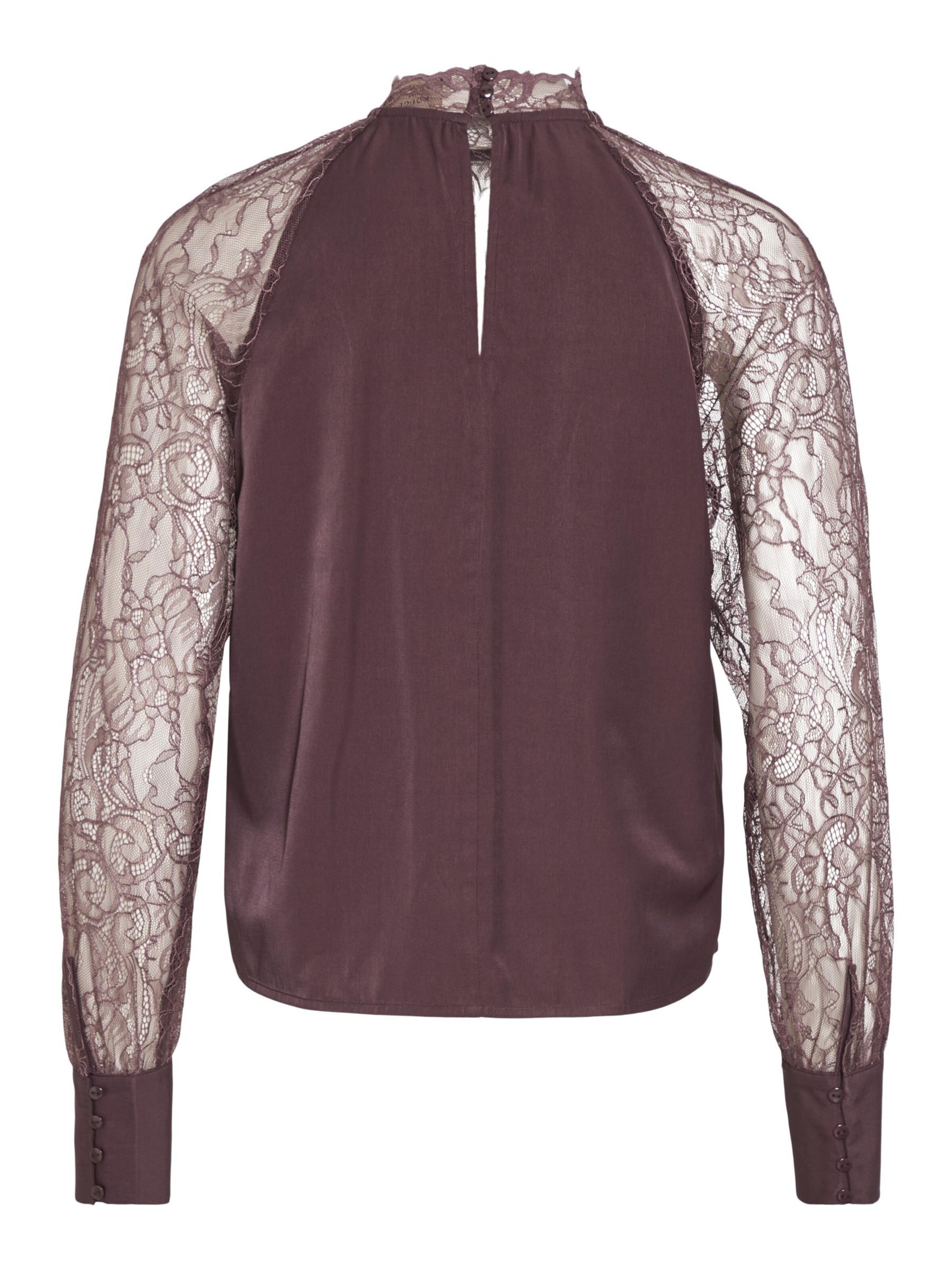 VILA - Blusa en marrón