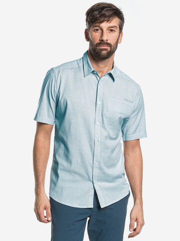 Schöffel Slim Fit Funktionshemd 'Wakefield' in Grau: Vorderseite
