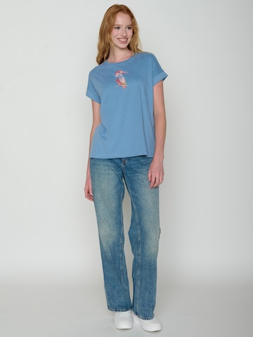 Maglietta 'Bird Look' di GREENBOMB in blu