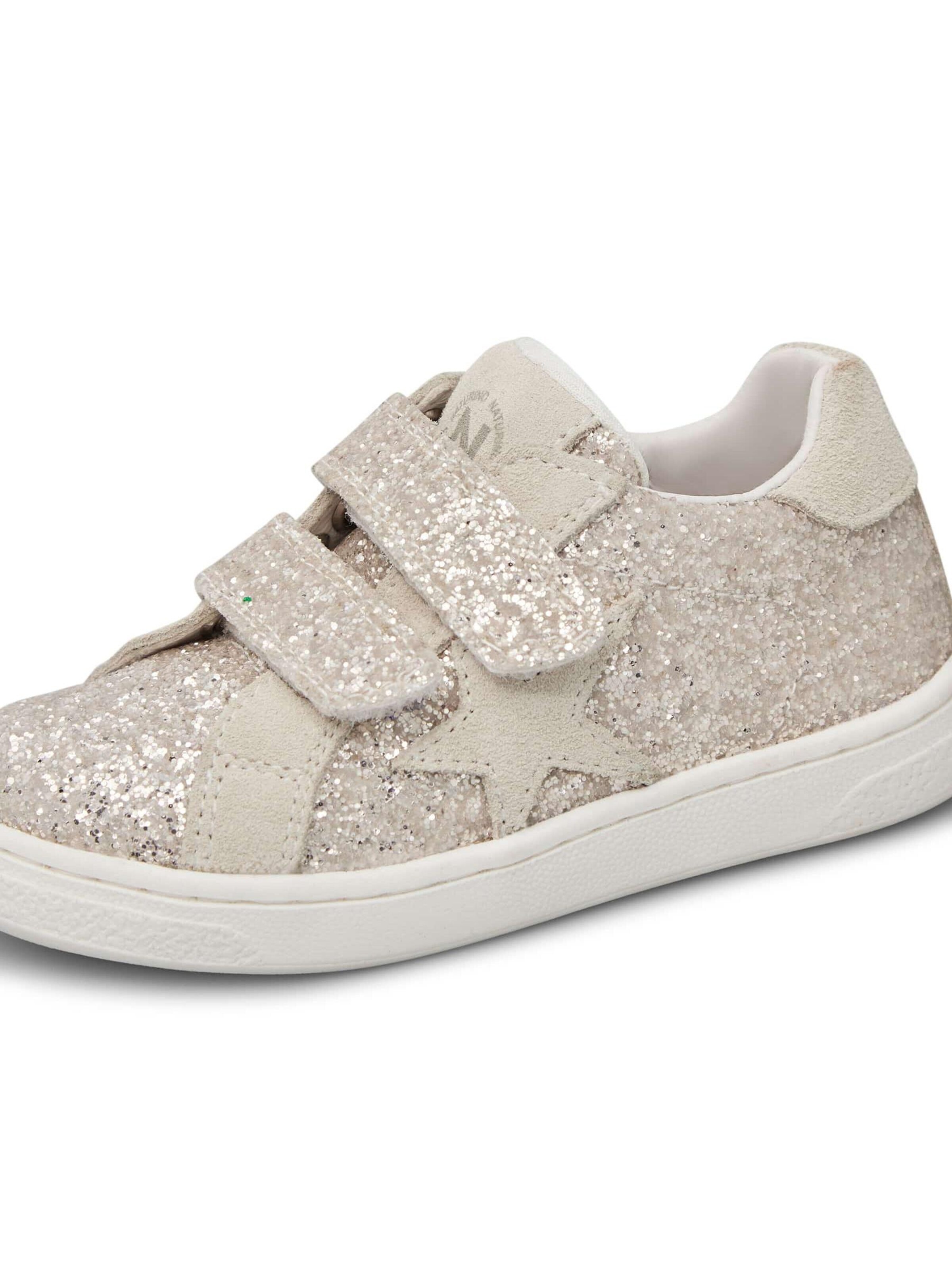 NATURINO Sneakers 'PINN VL.' in Zilver: voorkant