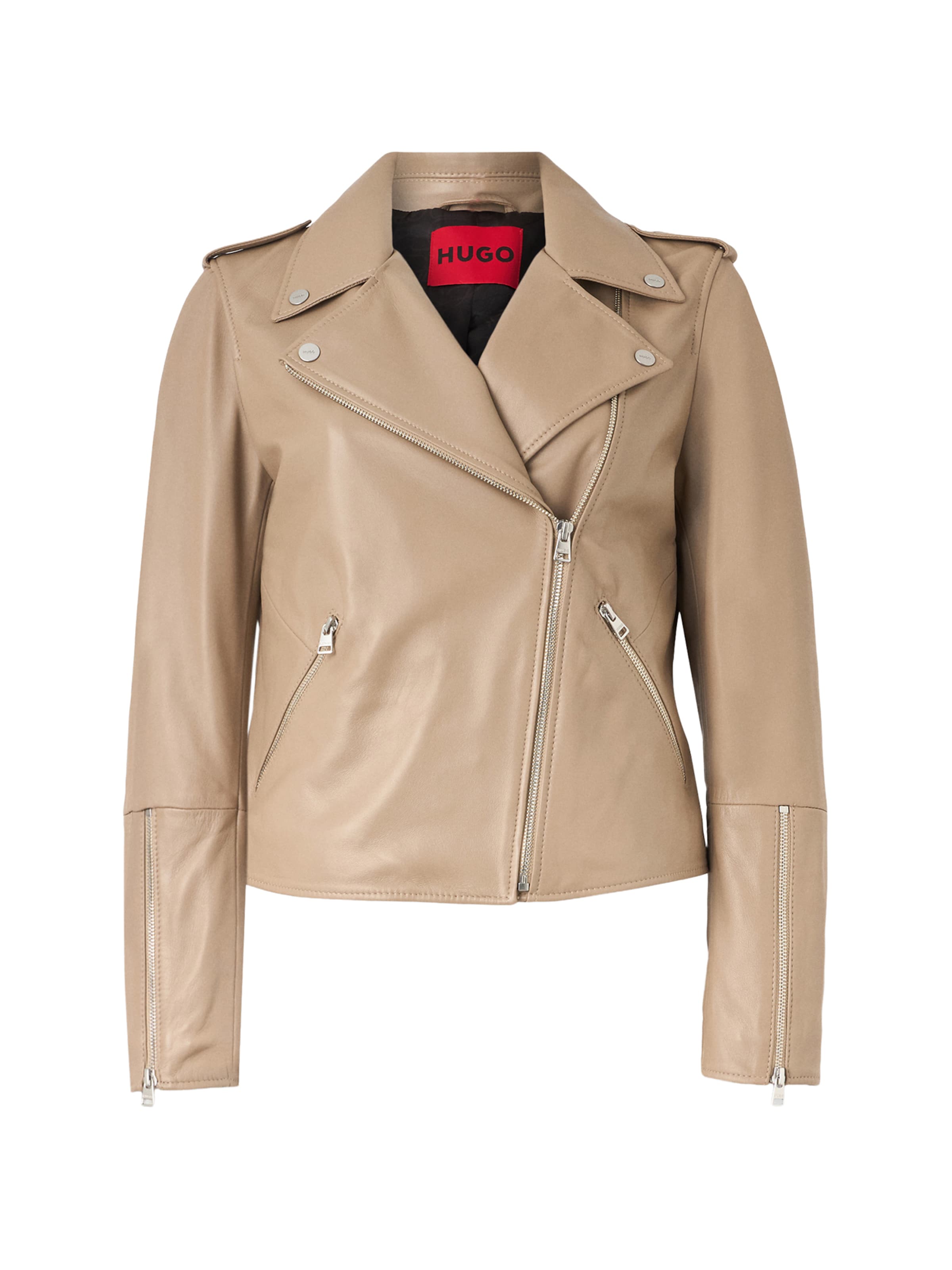 HUGO Kurtka przejściowa 'Lujana' w kolorze brązowy: przód