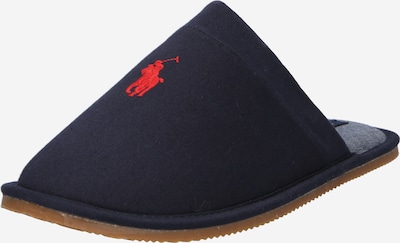 Polo Ralph Lauren Pantoufle 'KLARENCE' en marine / rouge foncé, Vue avec produit