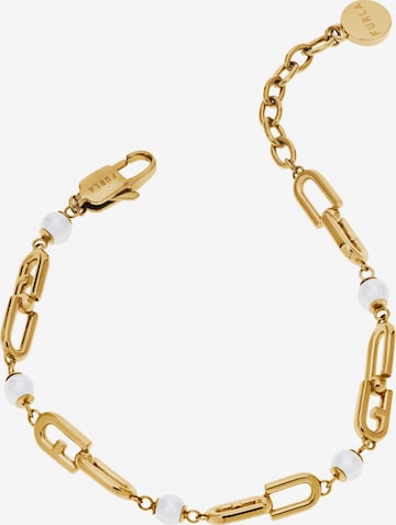 Furla Jewellery Armband 'FURLA CHAINED LOGO' in Gold: Vorderseite