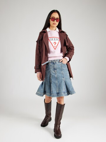 GUESS Sweatshirt i lilla