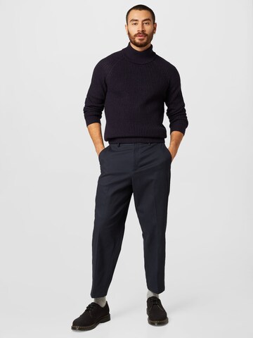 Loosefit Pantalon à plis BURTON MENSWEAR LONDON en bleu