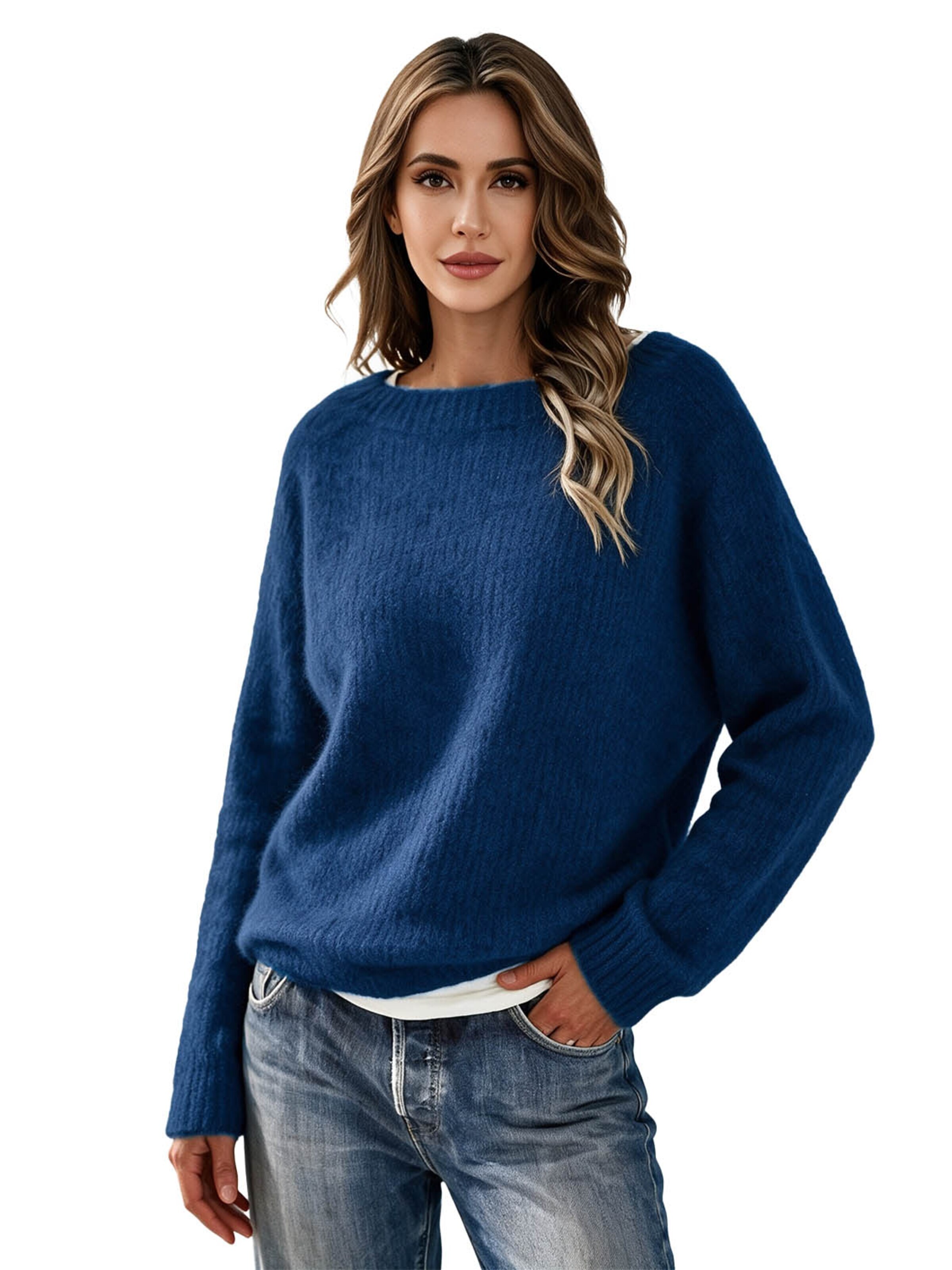 KoJooin Sweter 'Fair Isle' w kolorze niebieski