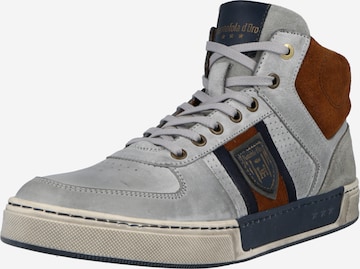 PANTOFOLA D'ORO High-Top Sneakers 'Frederico' in Grey: front