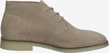 SANSIBAR Lace-Up Boots in Beige