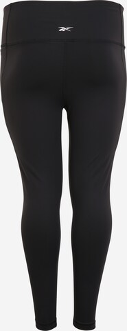 Reebok Skinny Fit Спортен панталон 'Lux' в черно