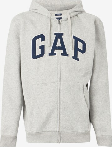 GAP Sweatvest in Grijs: voorkant