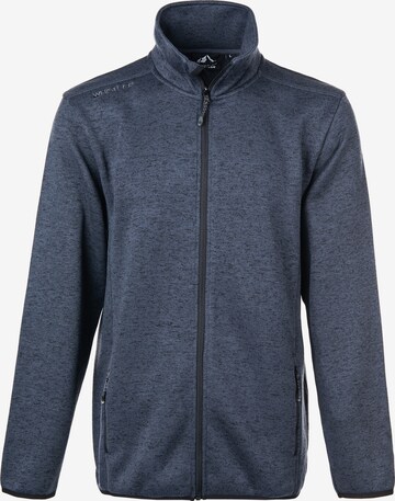 Whistler Athletic Fleece Jacket 'Pareman' in Grey: front