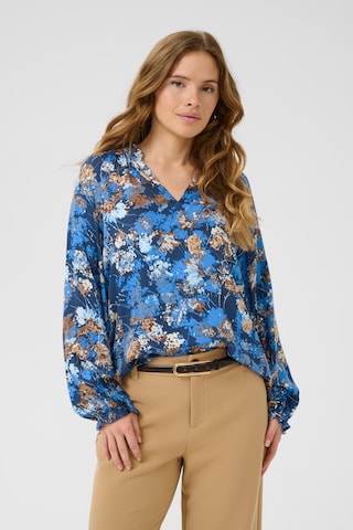 CULTURE Blouse in Blauw: voorkant