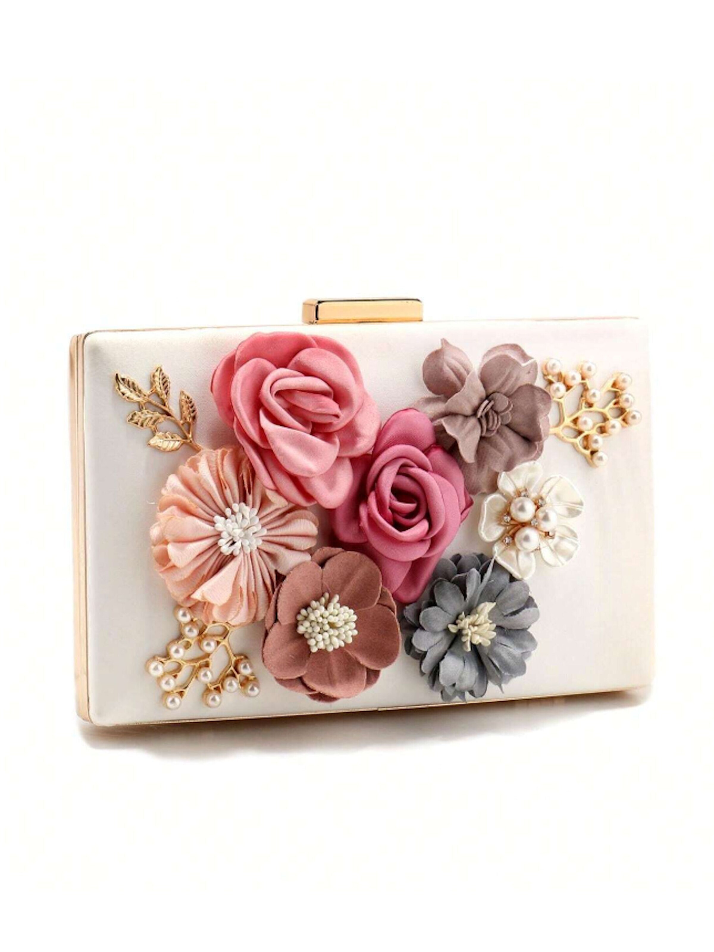Tomshop24-7 Clutch 'Floris' in White