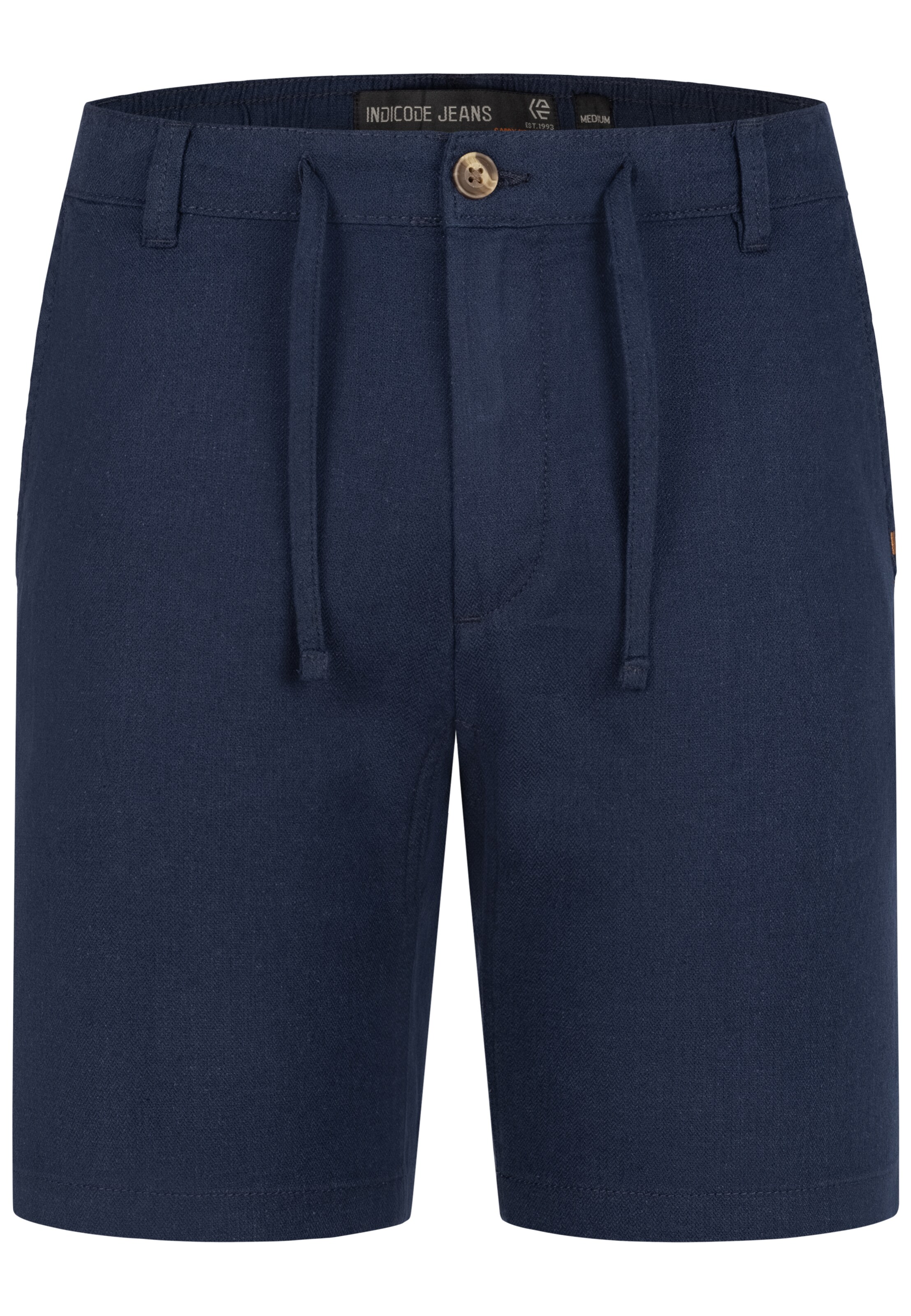 INDICODE JEANS Regular Broek 'Erwil' in Blauw: voorkant