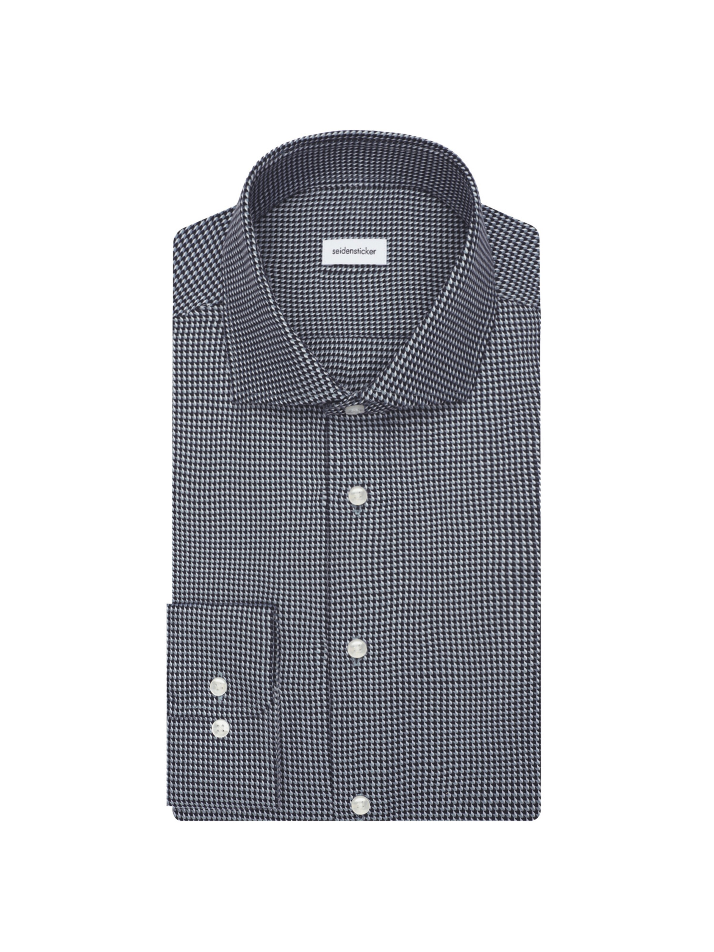 SEIDENSTICKER Slim Fit Businesshemd 'Schwarze Rose' in Blau