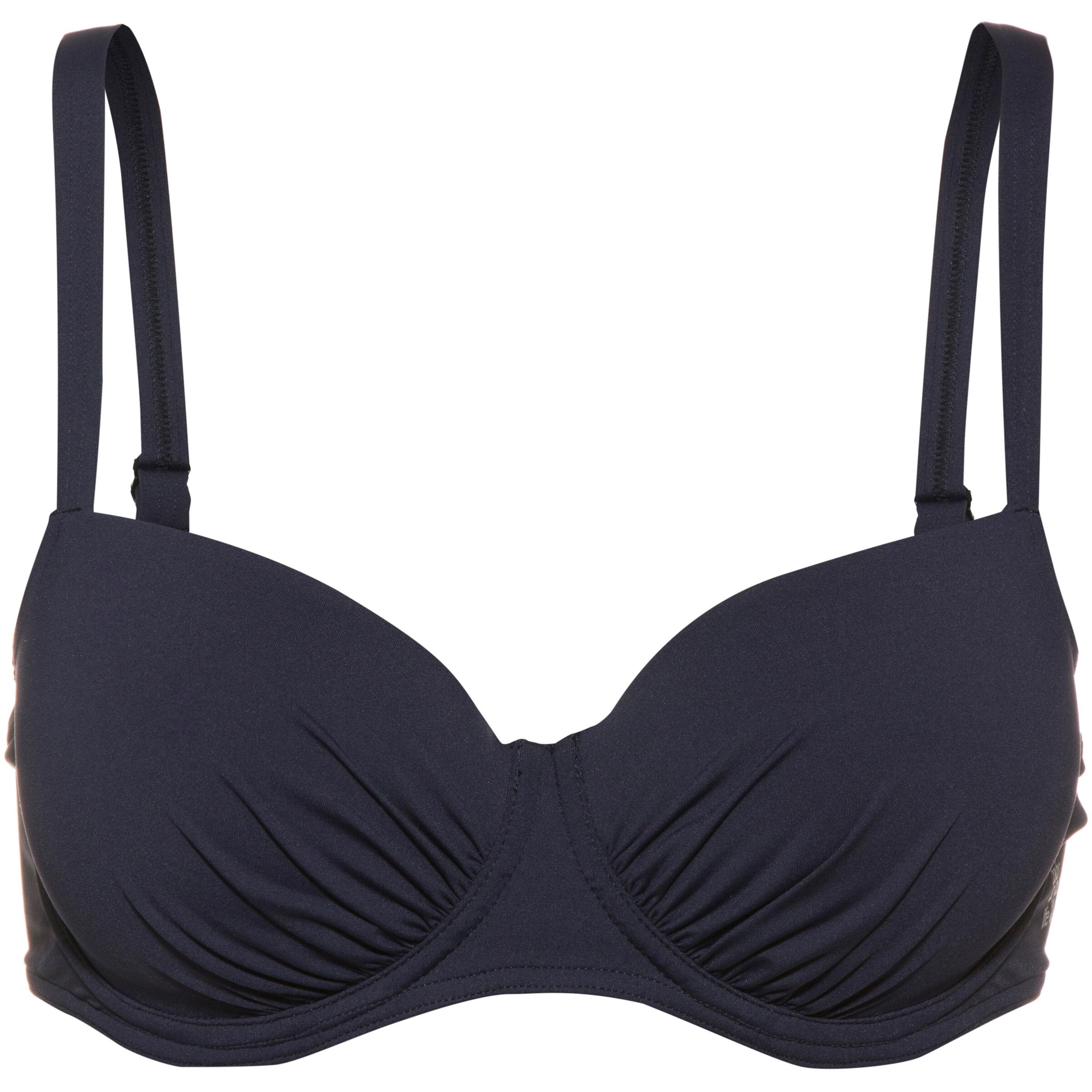 SUNFLAIR Bikini Top in Blue: front