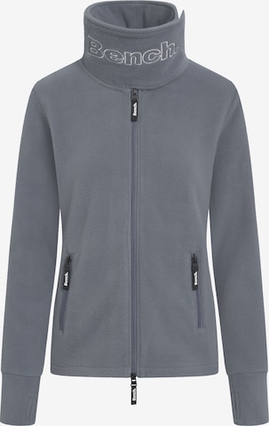 BENCH Funktionsfleecejacke in Grau: Vorderseite