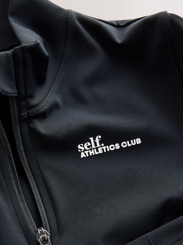 self. Knit Cardigan in Black