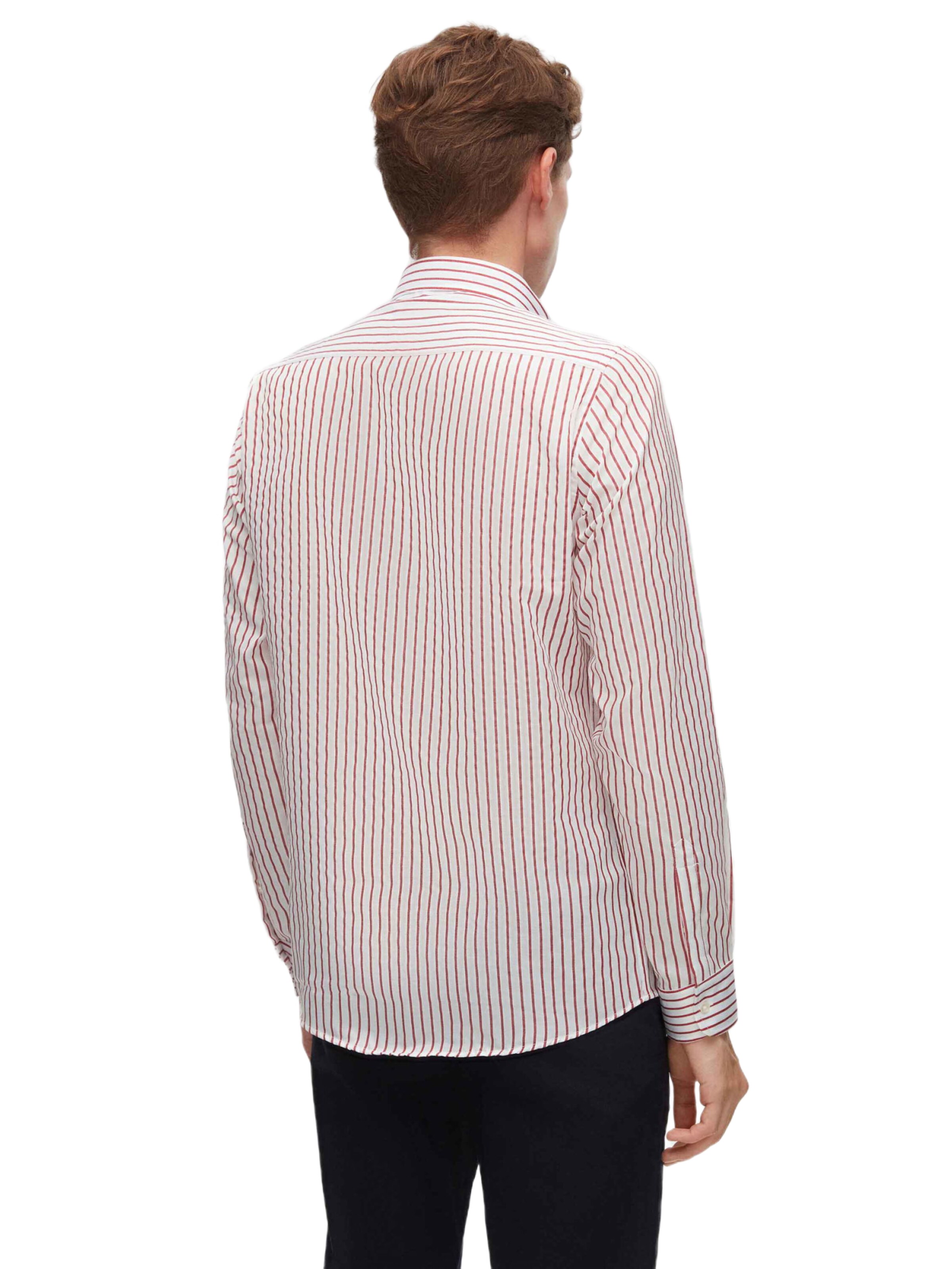 D’S Damat Regular Fit Hemd in Rot