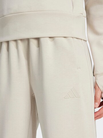 ADIDAS PERFORMANCE Дънки Tapered Leg Спортен панталон 'Designed For Training' в бежово