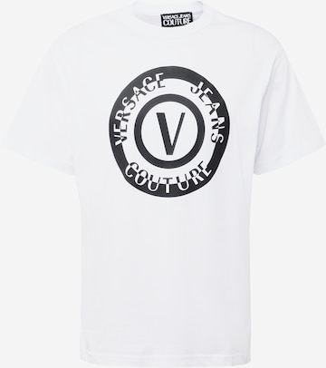 Versace Jeans Couture - Camiseta en blanco: frente