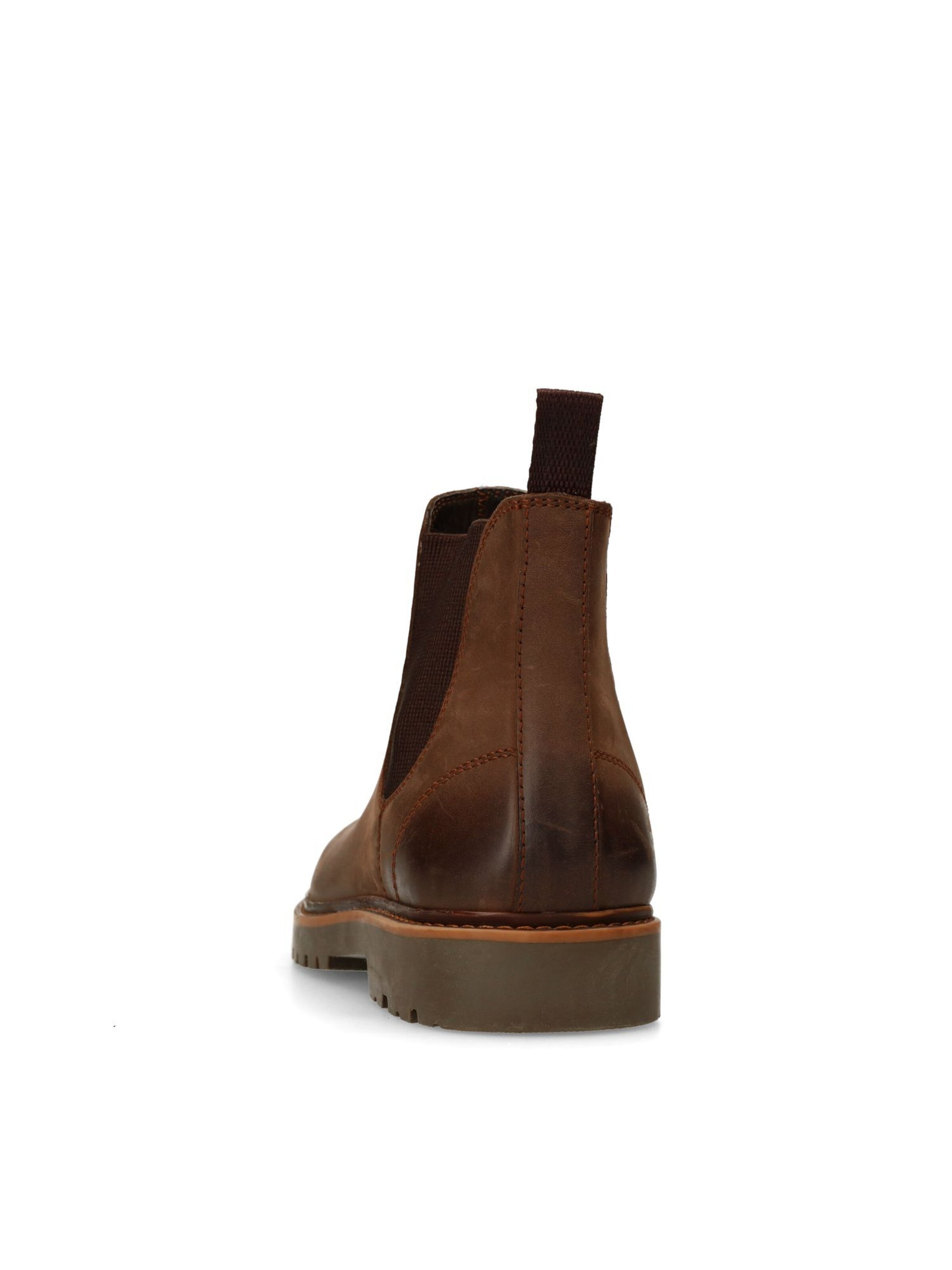 MANFIELD Chelsea boots in Bruin