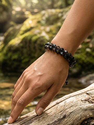 Bracelet 'RAUCHQUARZ SCHWARZER TURMALIN' UNIQAL en mélange de couleurs