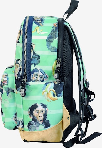 Pick & Pack Backpack ' Chimpanze ' in Green