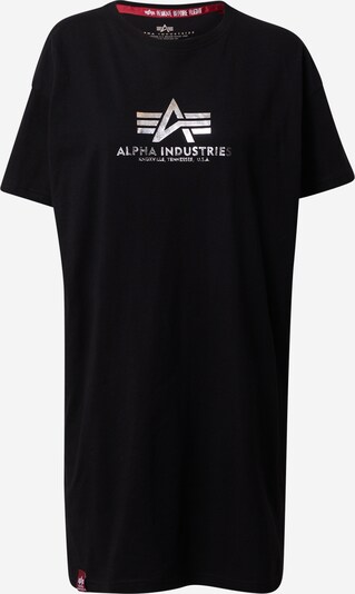 Maglietta ALPHA INDUSTRIES di colore nero / argento, Visualizzazione prodotti