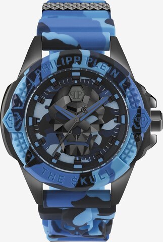 Philipp Plein Uhr in Blau: predná strana