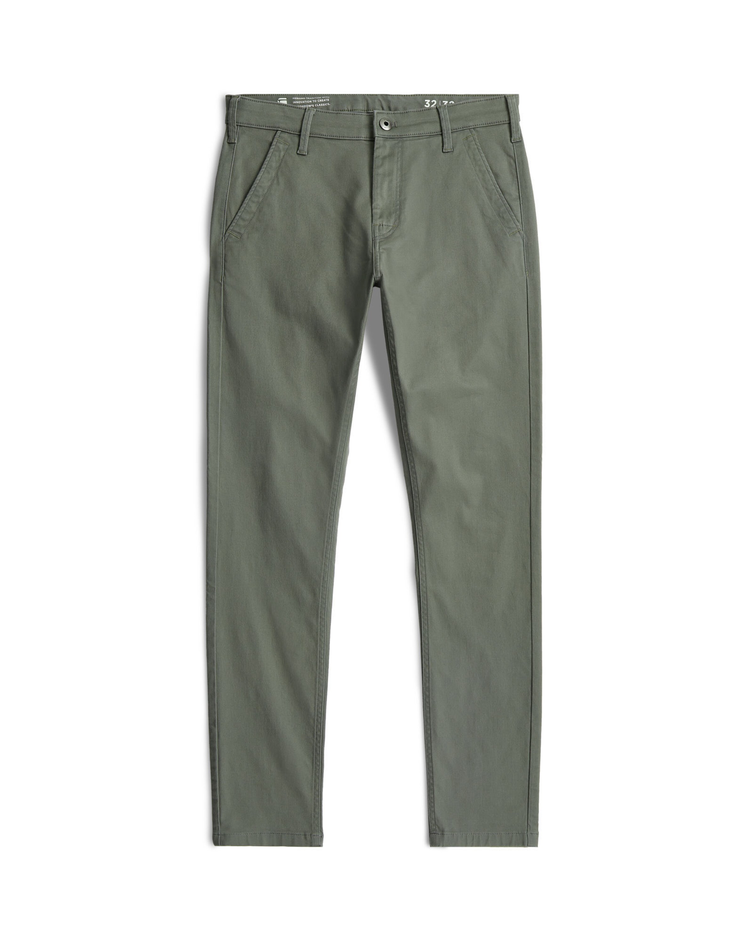G-STAR Chino 'Skinny Chino 3.0' in Groen: voorkant