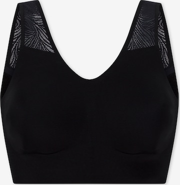 SCHIESSER Bra ' Invisible Soft Lace ' in Black: front