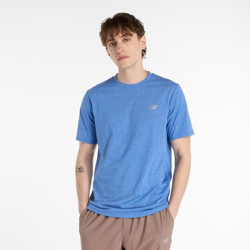 new balance Funktionsshirt 'Essentials' in Blau: Vorderseite