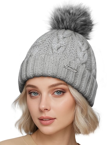 Neverless Beanie 'Jule' in Grey: front